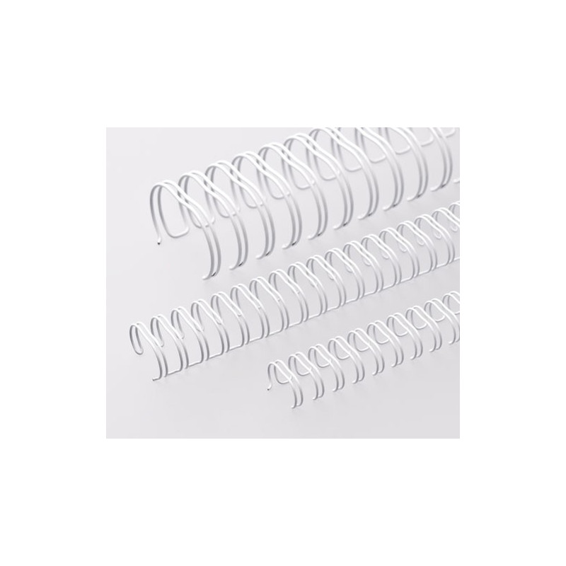 Pas 3:1 diam 11.0 mm - BLANC - 33 boucles