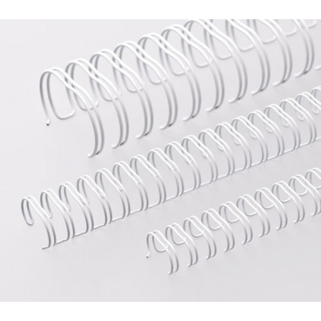 Pas 3:1 diam 11.0 mm - BLANC - 33 boucles