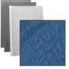Couverture BLEU DE FRANCE - Grain Cuir - Rainée, à la Française