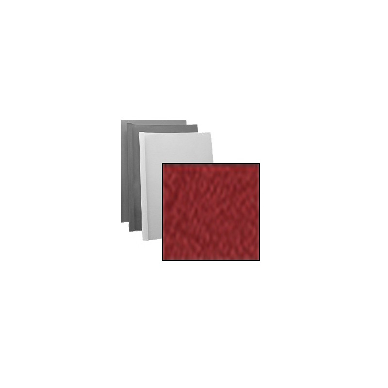 Couverture GRENAT - Grain Cuir - Rainée, à la Française