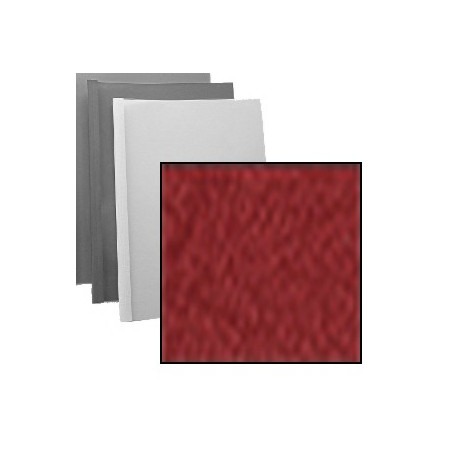 Couverture GRENAT - Grain Cuir - Rainée, à la Française