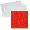 Couverture ROUGE TURC - Grain Cuir - Rainée, à l'Italienne