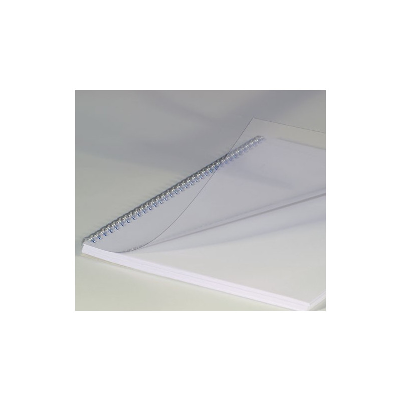 Couvertures PVC Pré-perforée Transparent - A4 20/100