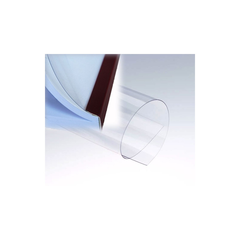 Couvertures PVC TRANSPARENT - A3 18/100 - Spécial Fastback