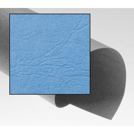 Dos de couvertures A4 Grain Cuir 250g - BLEU HORIZON