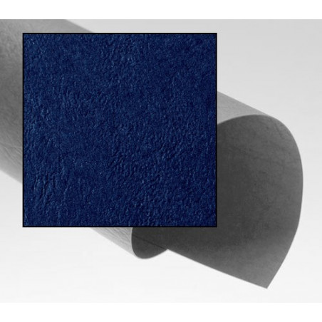 Dos de couvertures A4 Grain Cuir 250g - BLEU MARINE