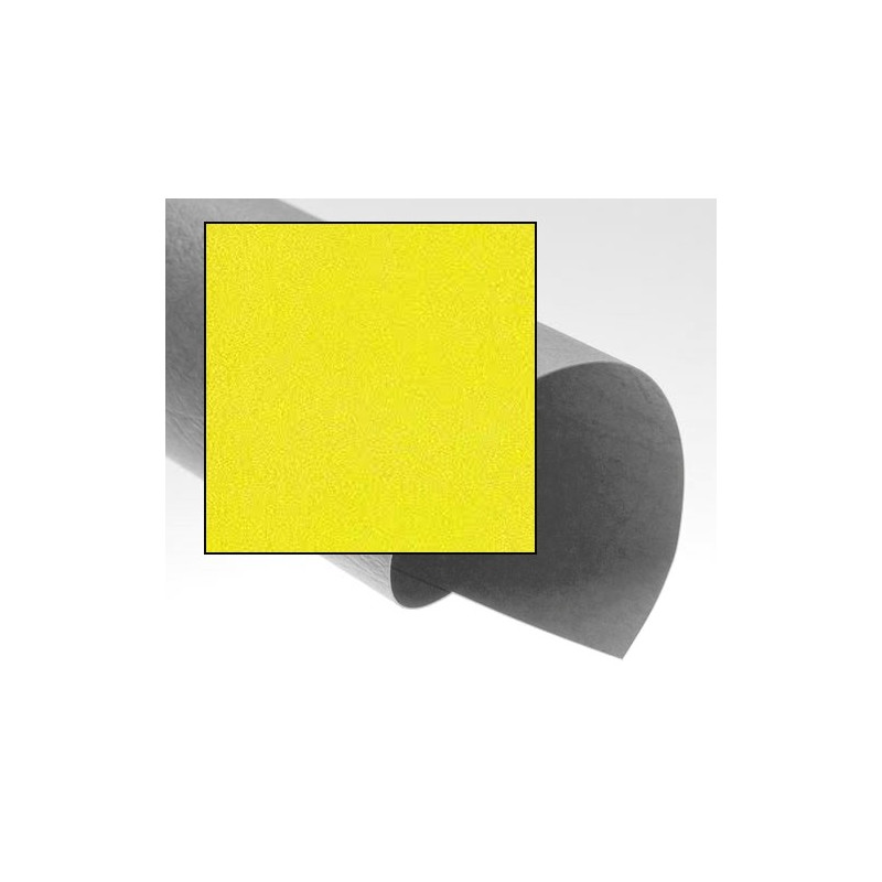Dos de couvertures A4 Grain Cuir 250g - JAUNE