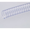 Spirales plastiques hélicoïdales A4 Pas 4:1 / Ø 10mm - TRANSPARENT
