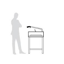 IDEAL 4300 sur Stand Massicot manuel