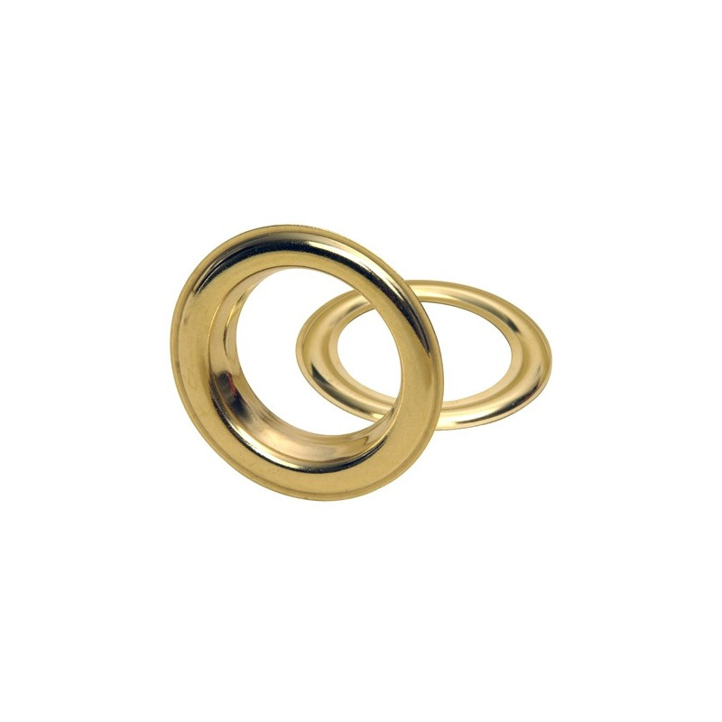 Oeillets 6mm, en laiton - Boite de 1000 Pour oeilleteuse 203262