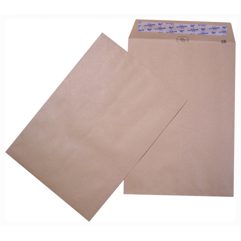Pochettes Auto-Adhésives 229 x 324 - pur kraft Adour, 90gr