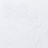 Couverture d'emboitage BLANC BRILLANT NACRE Grain Cuir Non rainée, à la Française
