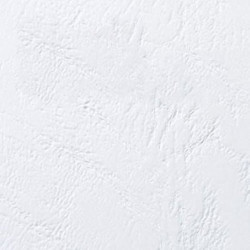 Couverture d'emboitage BLANC BRILLANT NACREE - Grain Cuir - Non rainée, à l'Italienne 