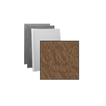 Couverture d'emboitage TABAC CLAIR - Grain Cuir - Non rainée, à l'Italienne