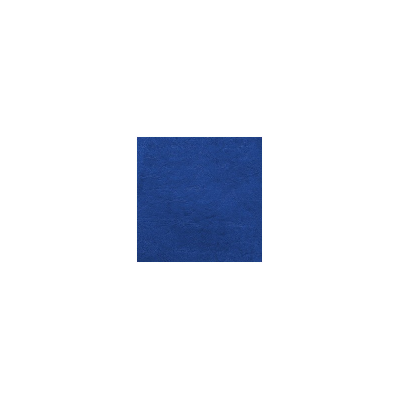 Couverture d'emboitage BLEU ROYALE - Grain Cuir - Non rainée, à l'Italienne