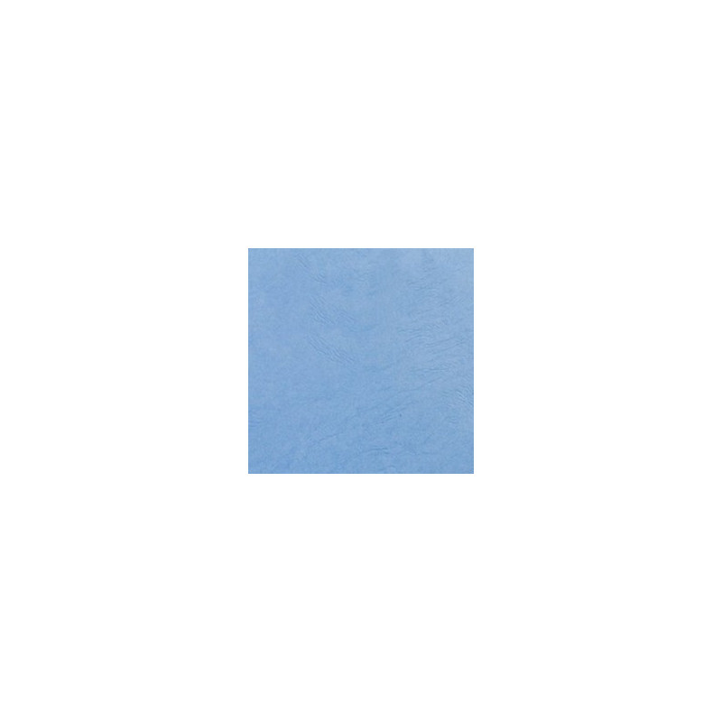 Couverture d'emboitage BLEU PORCELAINE - Grain Cuir - Non rainée, à l'Italienne
