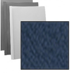 Couverture d'emboitage BLEU MARINE - Grain Cuir - Non rainée, à l'Italienne