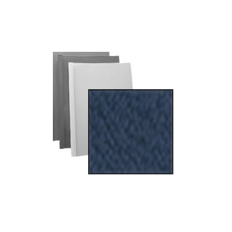 Couverture d'emboitage BLEU MARINE - Grain Cuir - Non rainée, à l'Italienne