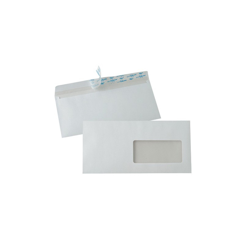 Enveloppes Auto-Adhésives 110x220 - fenêtre 45x100mm 20BD/20BB