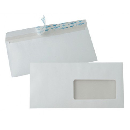 Enveloppes Auto-Adhésives 110x220 - fenêtre 45x100mm 20BD/20BB