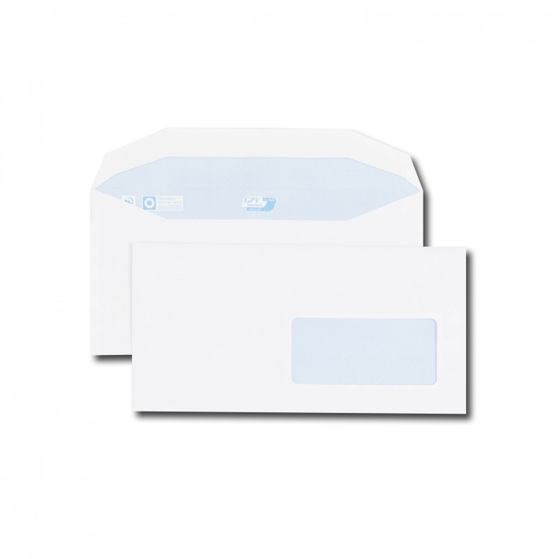 Enveloppes mécanisables 114x229 - fenêtre 45x100mm 20BD/20BB