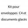 Kit pour enveloppes C4 et documents glacés