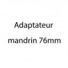 Adaptateur mandrin 76mm