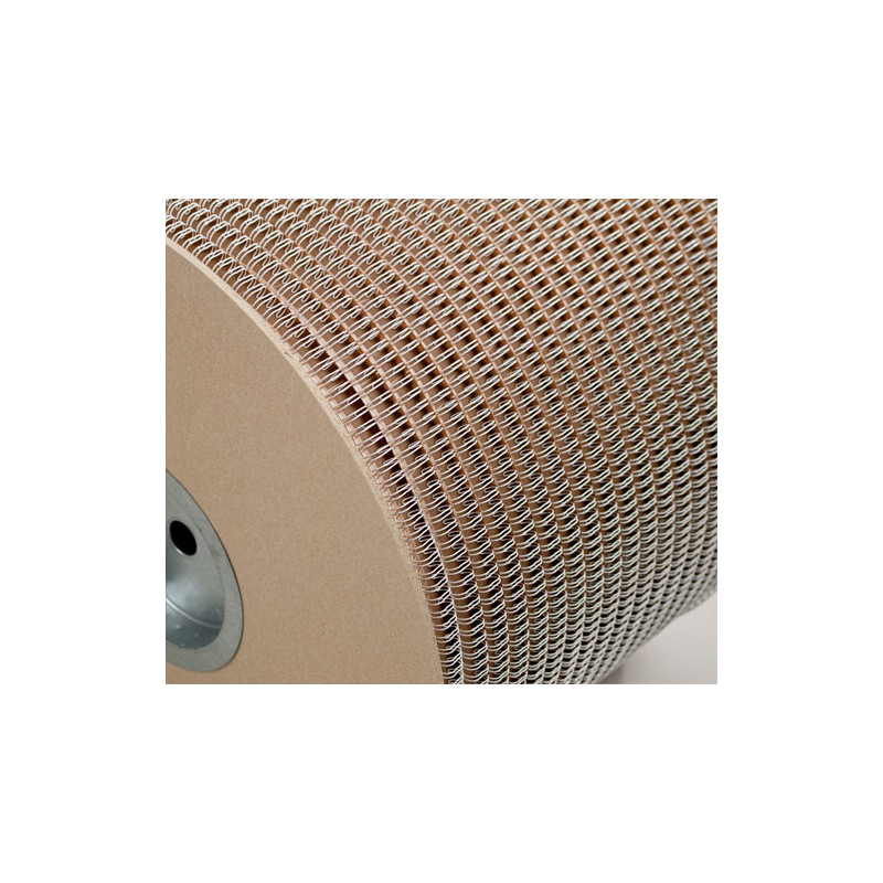 BOBINE Anneaux métalliques Pas 2:1 Ø 22mm - Blanc