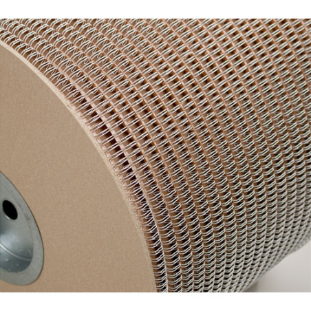 BOBINE Anneaux métalliques Pas 2:1 Ø 22mm - Blanc