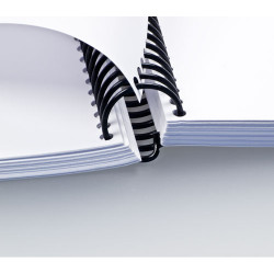 Spirales plastiques hélicoïdales Pas 4:1 / Ø 12mm