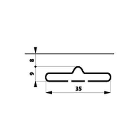 Contrepartie de perforation pour trou Européen EP35