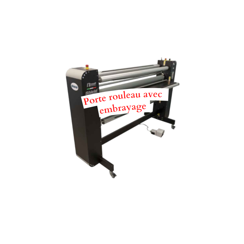 Porte rouleau avec embrayage pour Laminateur à froid SHIELD 1650