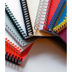 Spirale plastique hélicoïdale A4 Pas 6mm / Ø 8mm - ROSE FUSHIA