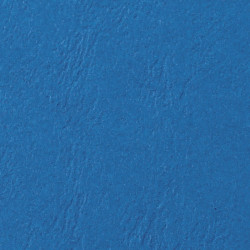 Couverture d'emboitage BLEU DE FRANCE - Grain Cuir - Non rainée, à la Française