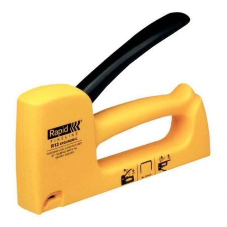 Agrafeuse R13E Jaune T&F Blister