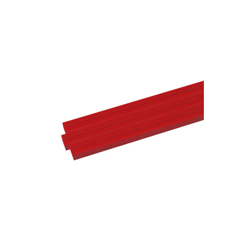 Réglettes Rouge massicot THE 68 IDEAL