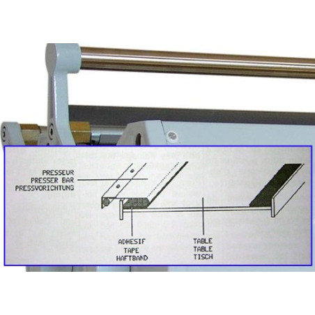 Bande anti-glisse - Option Plieuses de plans SINUS