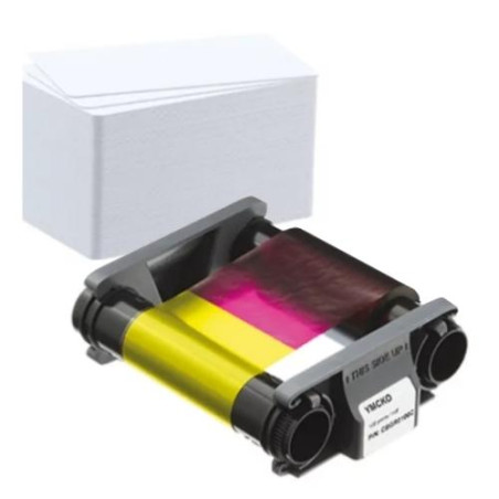 Pack consommable BADGY pour 100 impressions couleur