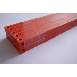 Réglettes rouge massicot...