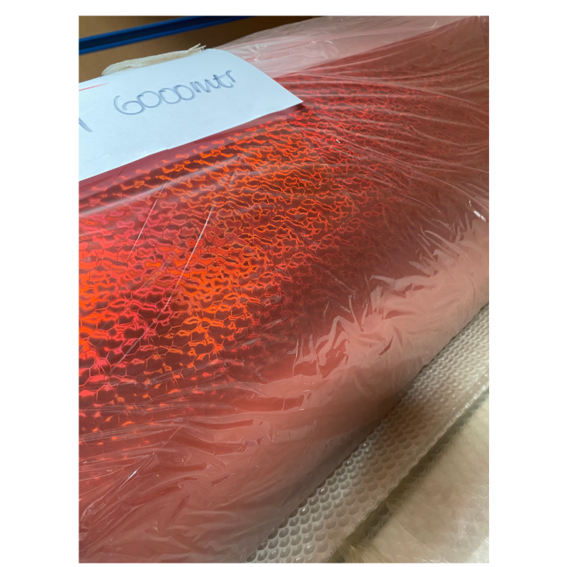 Film spécial système FOIL - Finition 3D "VAGUE" ROUGE