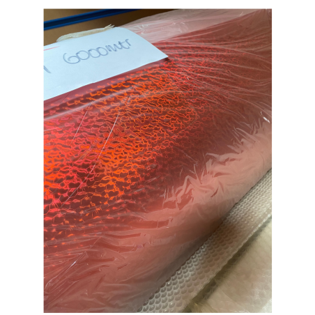 Film spécial système FOIL - Finition 3D "VAGUE" ROUGE