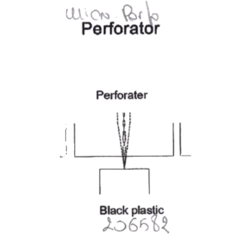 Contre partie de Micro-perforation Longitudinale