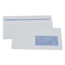 Enveloppes Auto-Adhésives 110 x 220 - fenêtre 35x100mm 20BD/20BB