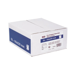 Enveloppes Auto-Adhésives 110 x 220 - fenêtre 35x100mm