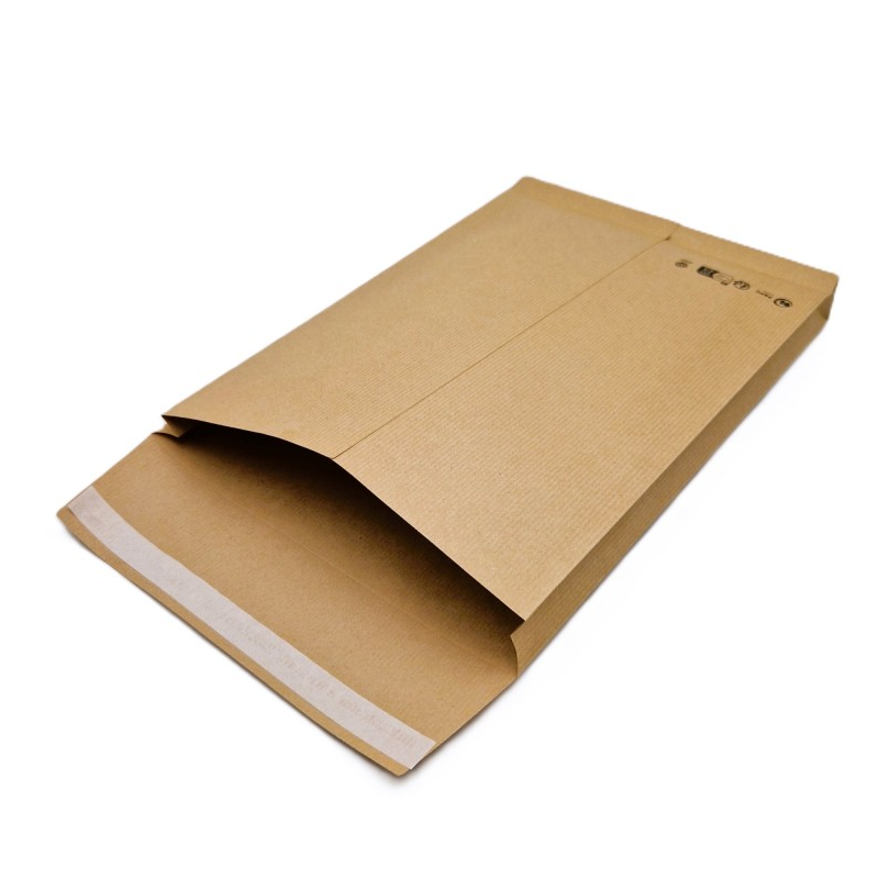 Pochettes à soufflets 229 x 324 x 30 - pur kraft Adour, 120gr