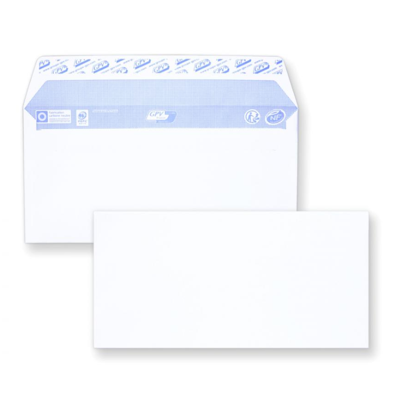 Enveloppes Auto-Adhésives 110x220 - sans fenêtre