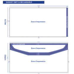 Enveloppes mécanisables 114 x 229 - sans fenêtre