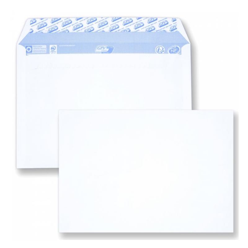 Enveloppes mécanisables 162 x 229 - sans fenêtre