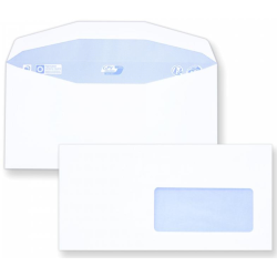 Enveloppes mécanisables 114 x 229 - fenêtre 45 x 100 mm 20BD/20BB