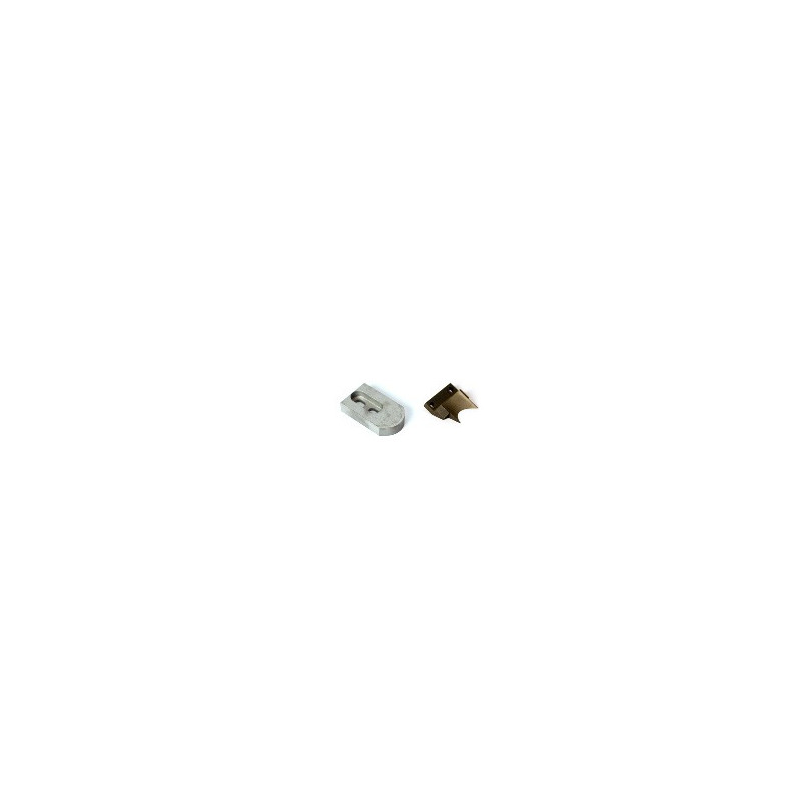 Couteaux coin arrondi avec matrices R3.5/7/10/12/15/20 mm